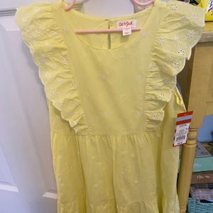 Cat and jack yellow dress